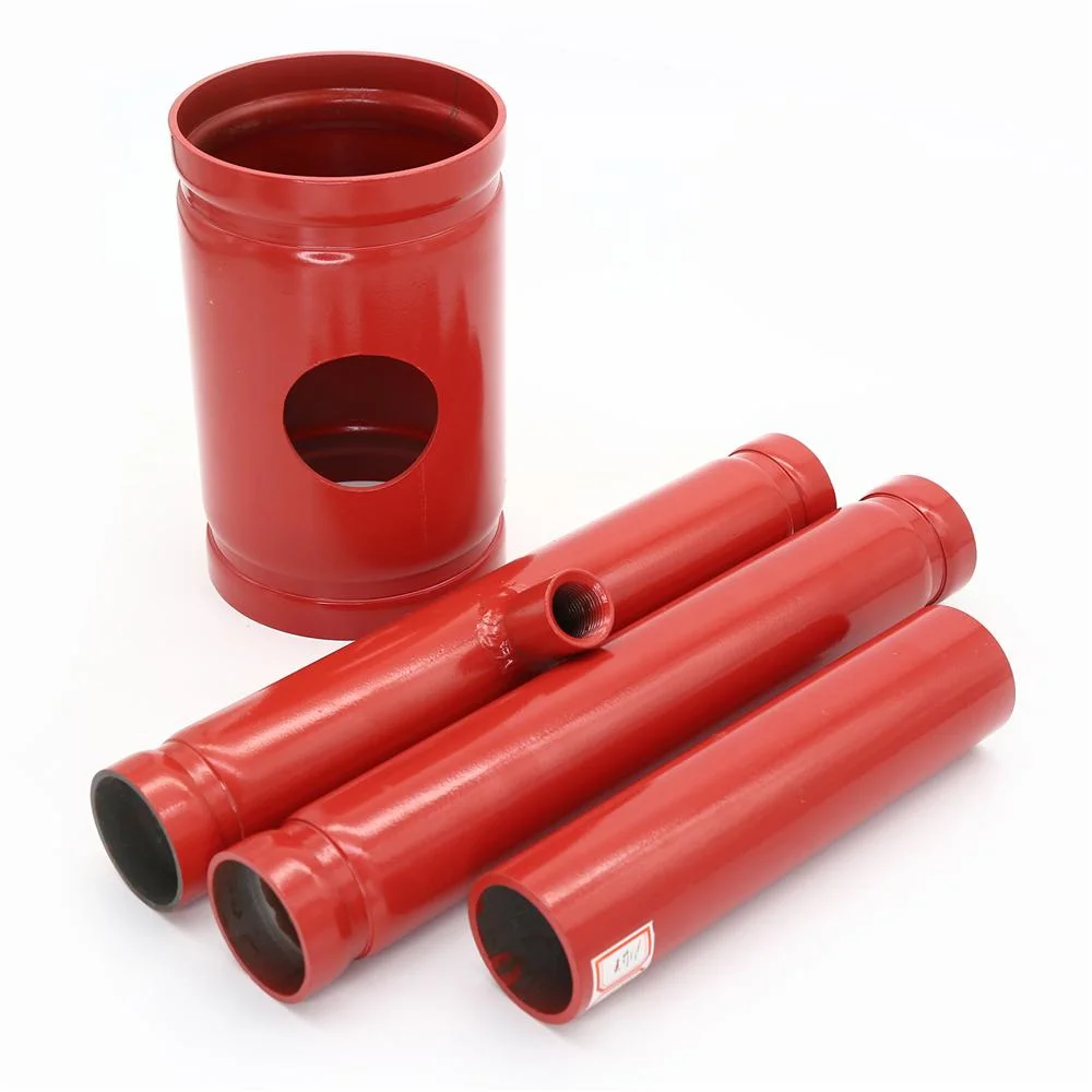 ASTM A795 A135 ERW Carbon Steel Pipe Red Coated Fire Protect Pipes