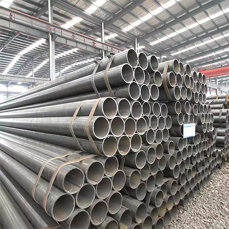 Straight Seam Welded Pipe Tube ERW Carbon Steel Pipes API 5L X42 X46 X50 X60 Factory Price Straight Seam Welded Tube