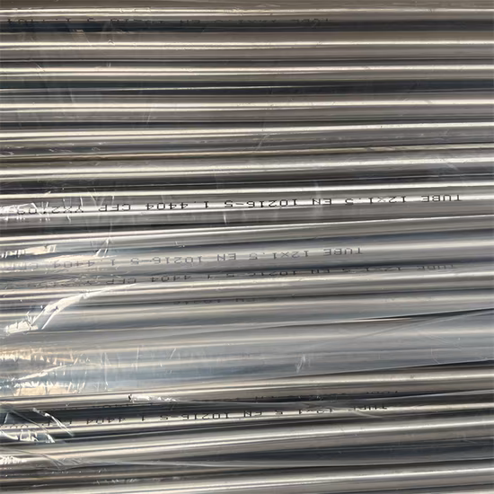 ASTM269 En10216-5 304 306 316 Od6mm 8mm 10mm Linea idraulica e pneumatica in acciaio inossidabile Tubo in acciaio senza saldatura